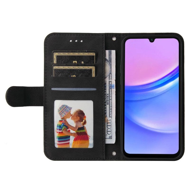Kožené Puzdro Samsung Galaxy A16 5g Ozdobný Nit