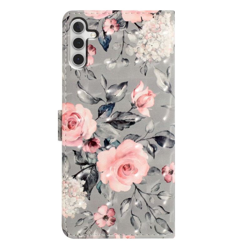 Puzdro Samsung Galaxy A16 5g Vzor Ružových Kvetov