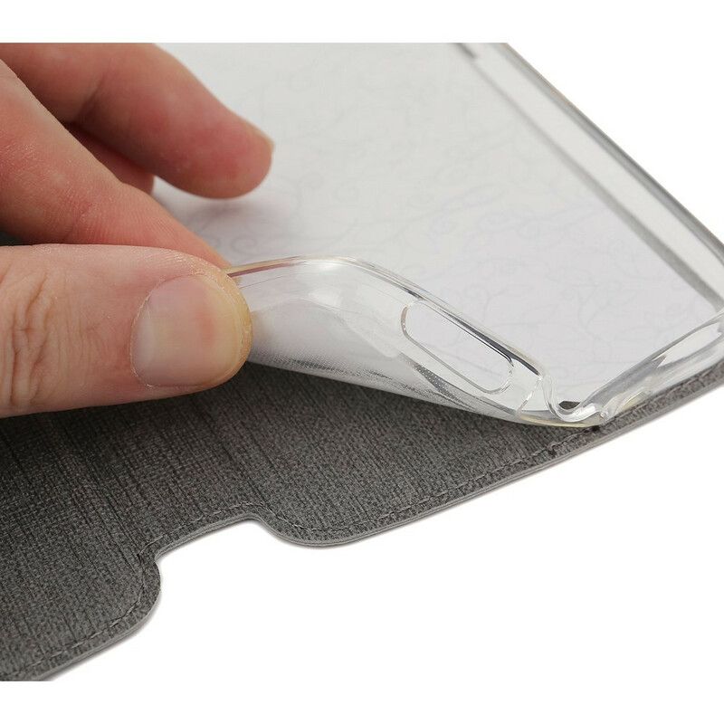 Flipové Puzdro Google Pixel 4 Kožené Puzdro Textúrované