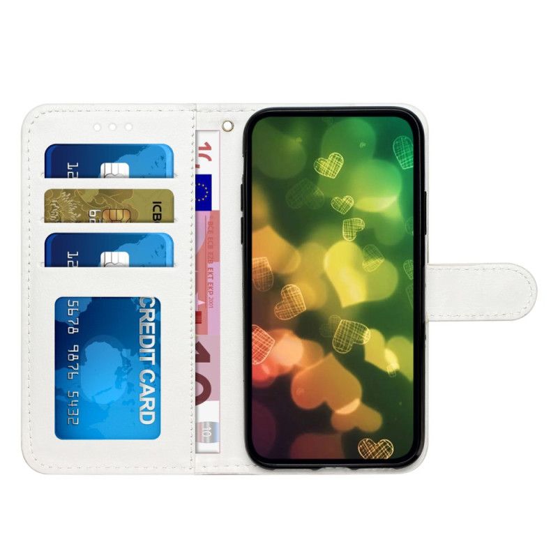 Kožené Puzdro Xiaomi Redmi A1 Potlač Leoparda Na Remienku