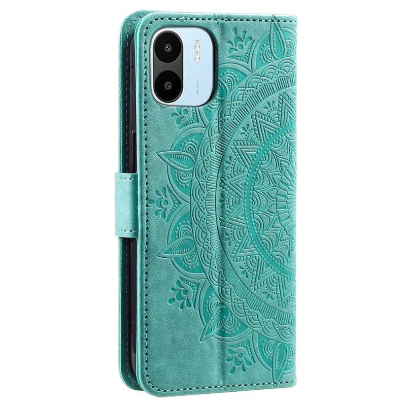 Kožené Puzdro Xiaomi Redmi A1 Slnečná Mandala