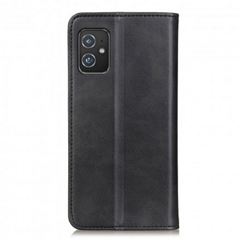 Flipové Puzdro Asus Zenfone 8 Kožené Puzdro Klasická Štiepaná Koža