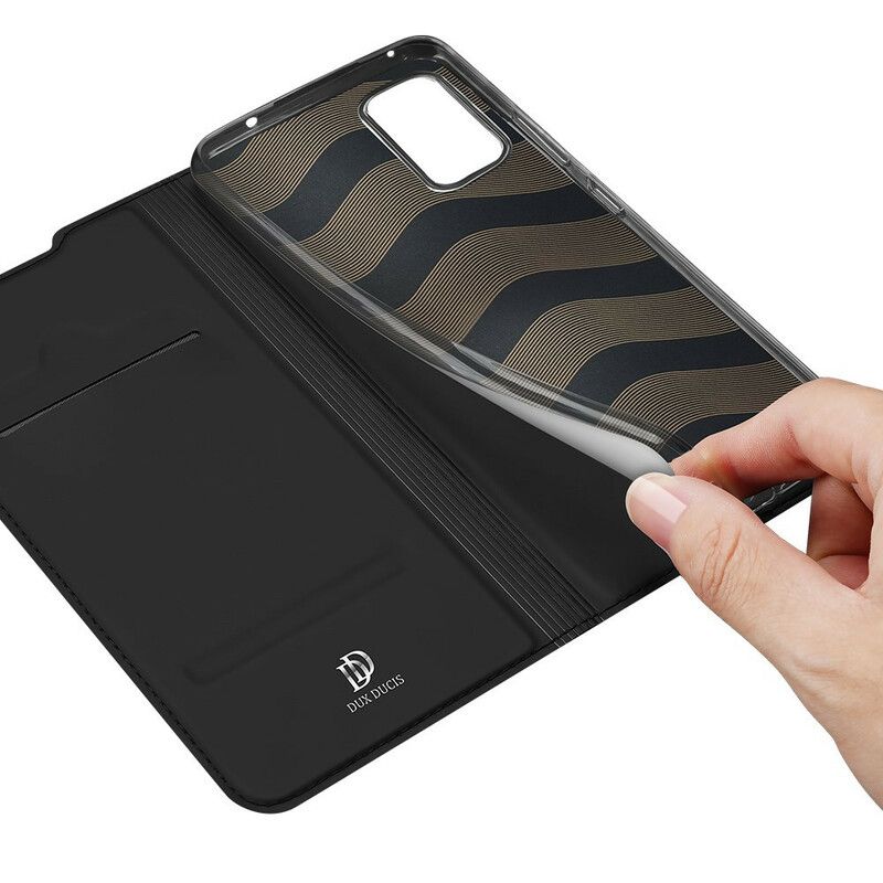 Flipové Puzdro Asus Zenfone 8 Kožené Puzdro Skin Pro Dux Ducis