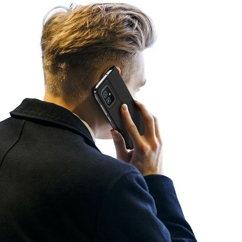 Flipové Puzdro Asus Zenfone 8 Kožené Puzdro Skin Pro Dux Ducis