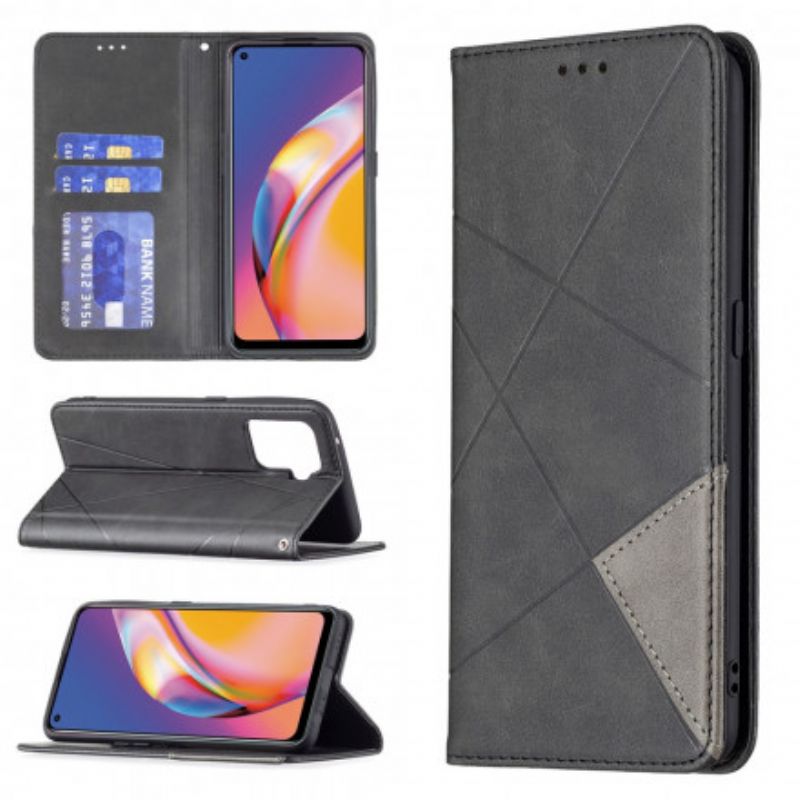 Flipové Puzdro Oppo A94 5G Kožené Puzdro Umelecký Štýl