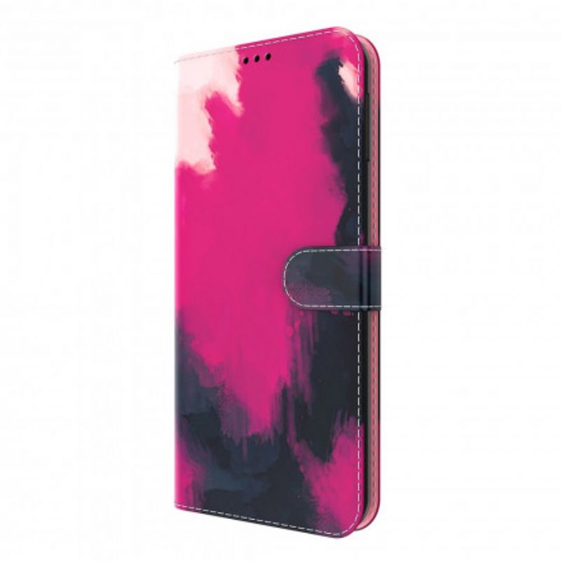 Kožené Puzdro Oppo A94 5G Akvarel