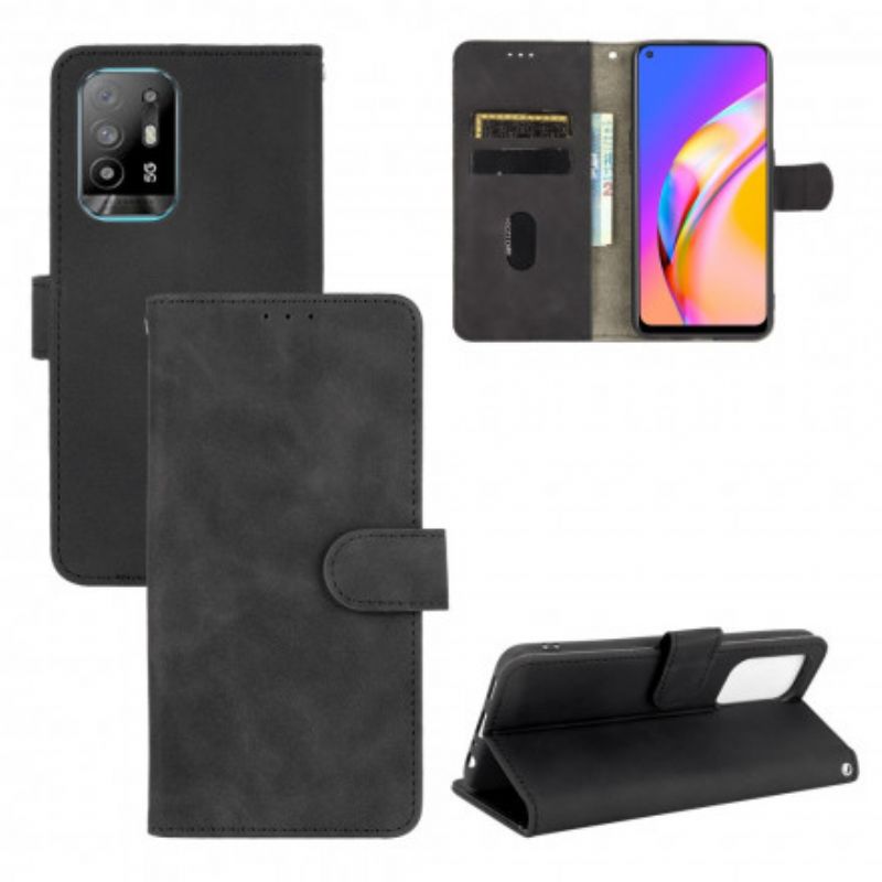 Kožené Puzdro Oppo A94 5G Dotyk Pokožky