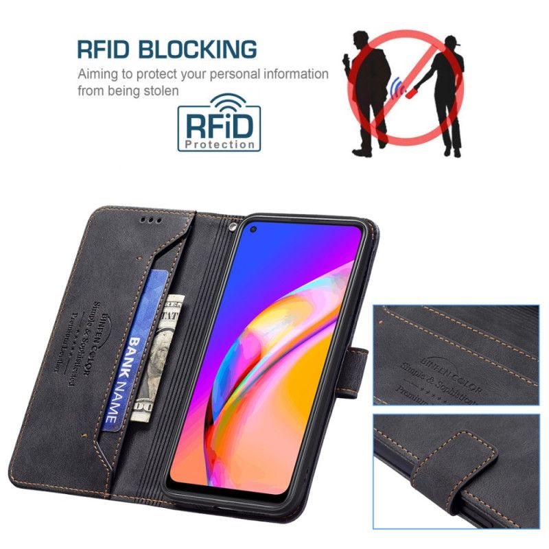 Kožené Puzdro Oppo A94 5G Koženka