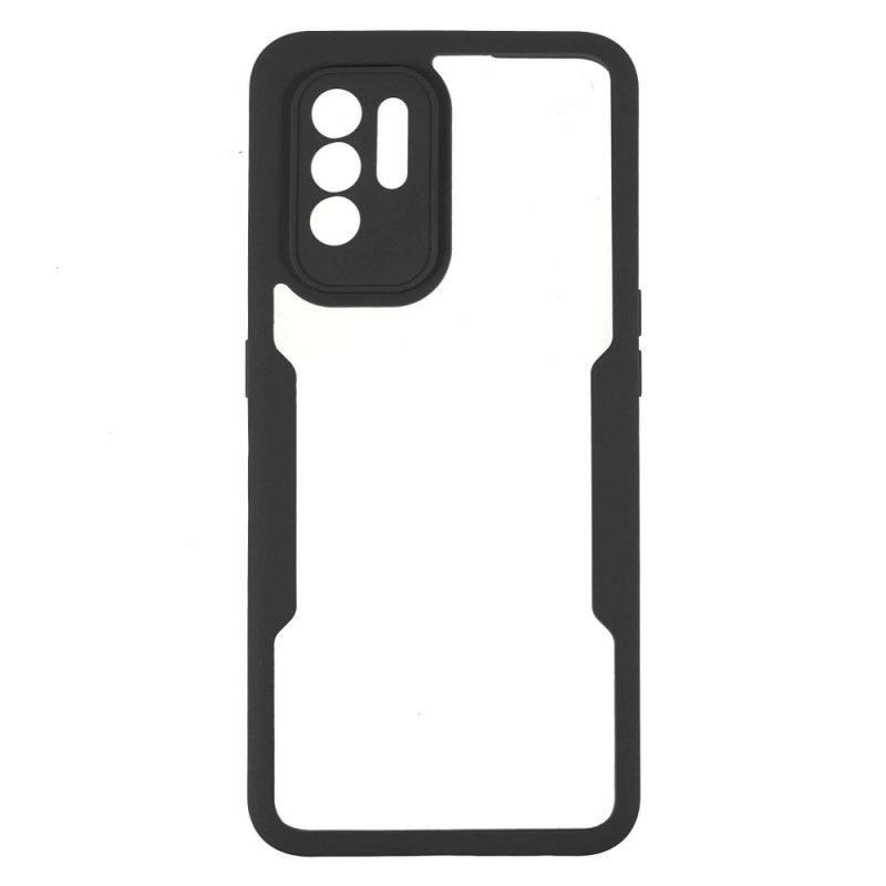 Kryt Oppo A94 5G Hybridné Priehľadné Farebné Okraje