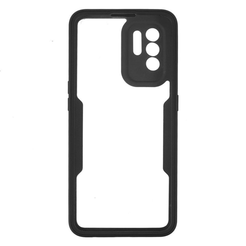 Kryt Oppo A94 5G Hybridné Priehľadné Farebné Okraje