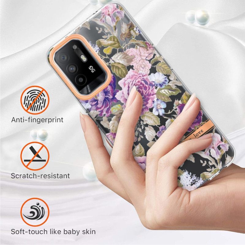 Kryt Oppo A94 5G Kvety Begónie