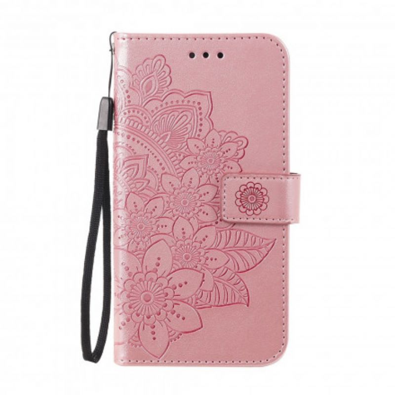 Peňaženkový Kryt Oppo A94 5G Kvetinová Mandala