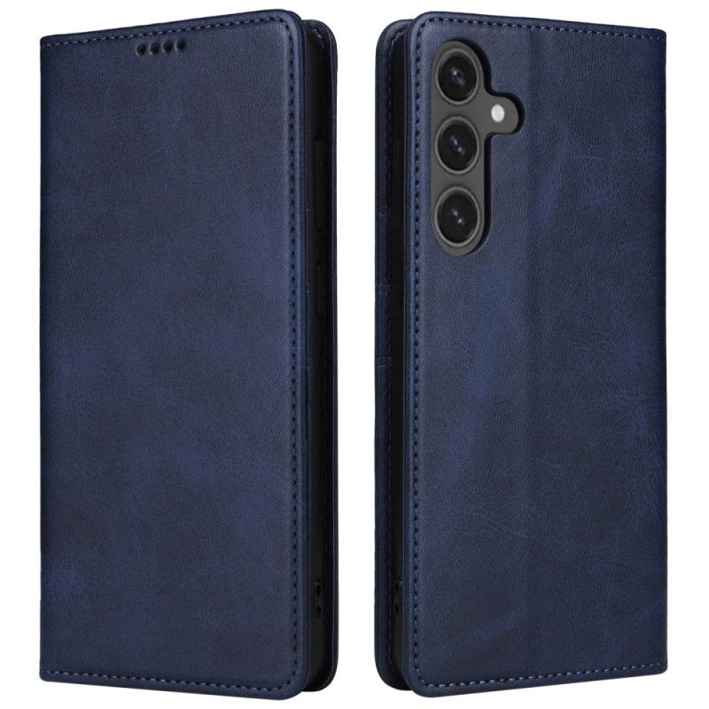 Kožené Puzdro Samsung Galaxy S24 Fe Kožený Efekt