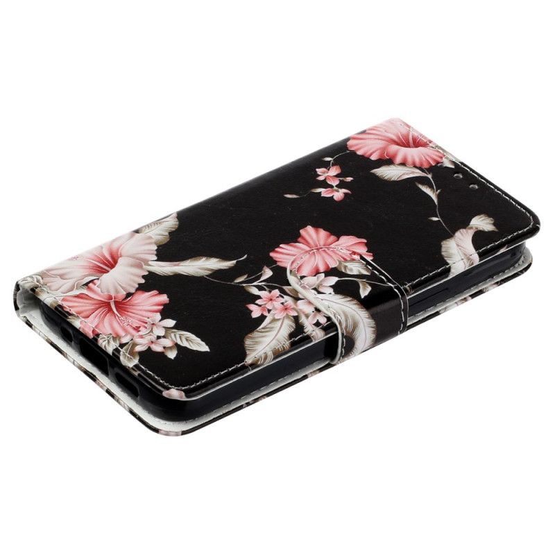 Kožené Puzdro Samsung Galaxy S24 Fe Kryt Na Mobil Rododendron
