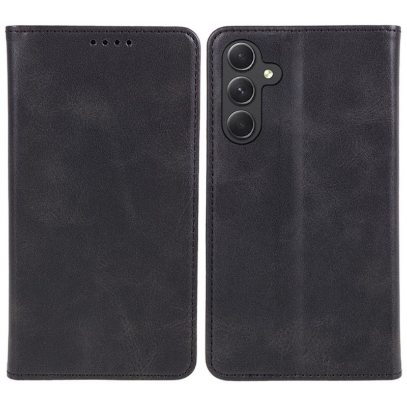 Kožené Puzdro Samsung Galaxy S24 Fe Textúra Lýtka