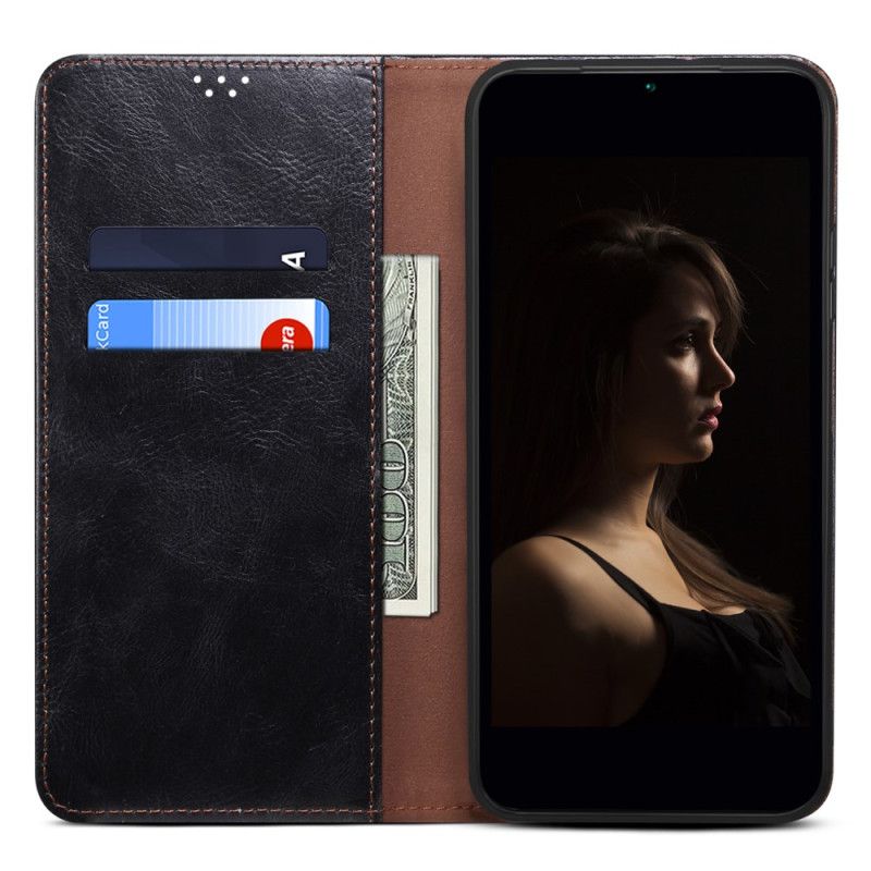 Kožené Puzdro Samsung Galaxy S24 Fe Voskovaná Imitácia Kože