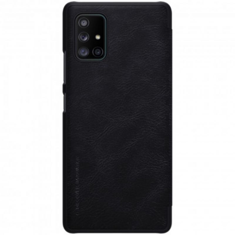 Flipové Puzdro Samsung Galaxy A71 5G Kožené Puzdro Séria Nillkin Qin