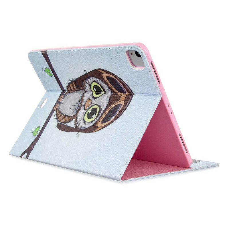 Flipové Puzdro iPad Pro 12.9" (2022) Vzor Tlače Sova