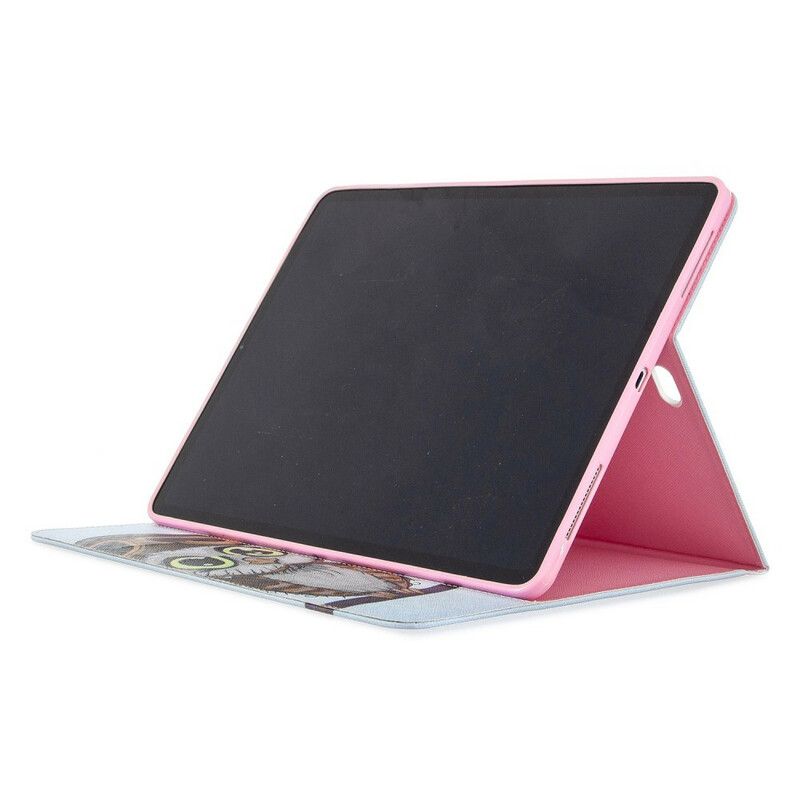 Flipové Puzdro iPad Pro 12.9" (2022) Vzor Tlače Sova