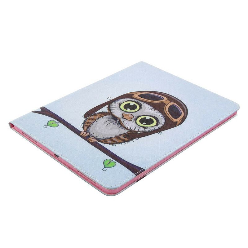 Flipové Puzdro iPad Pro 12.9" (2022) Vzor Tlače Sova