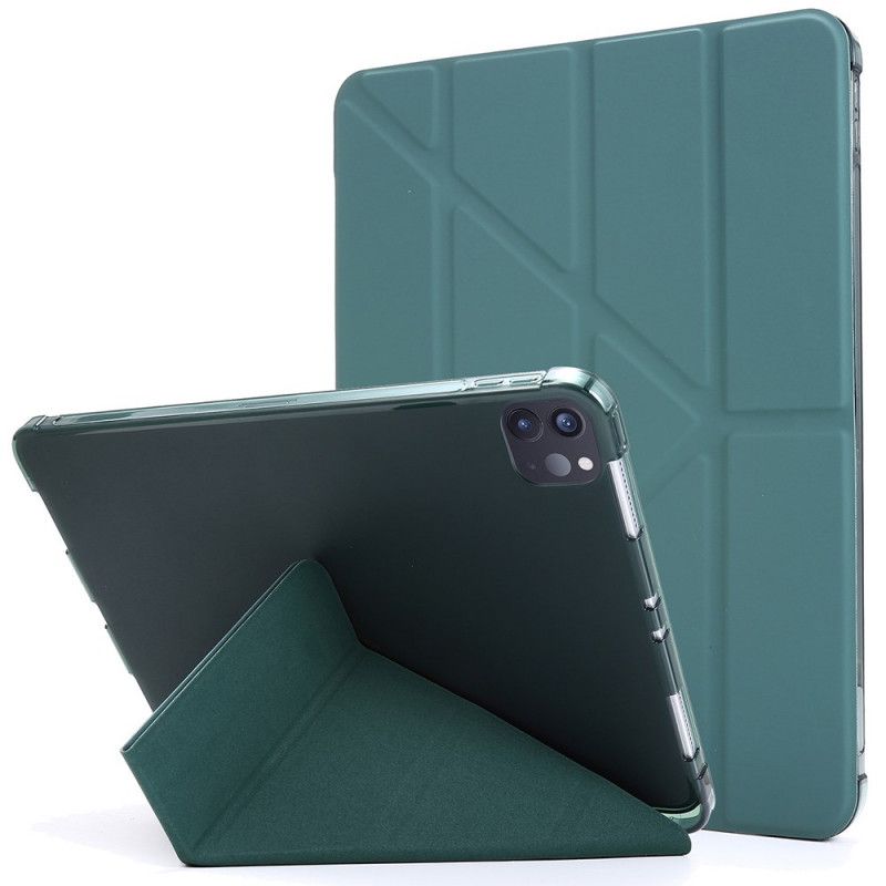Kryt iPad Pro 12.9" (2022) Skladací Kryt S Koženým Efektom