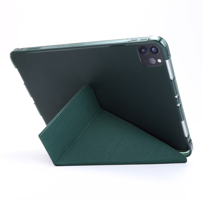 Kryt iPad Pro 12.9" (2022) Skladací Kryt S Koženým Efektom