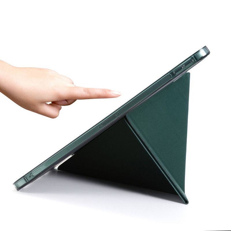 Kryt iPad Pro 12.9" (2022) Skladací Kryt S Koženým Efektom