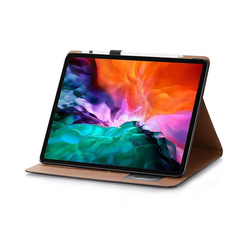Peňaženkové Kožené Puzdro iPad Pro 12.9" (2022) Matná Koža