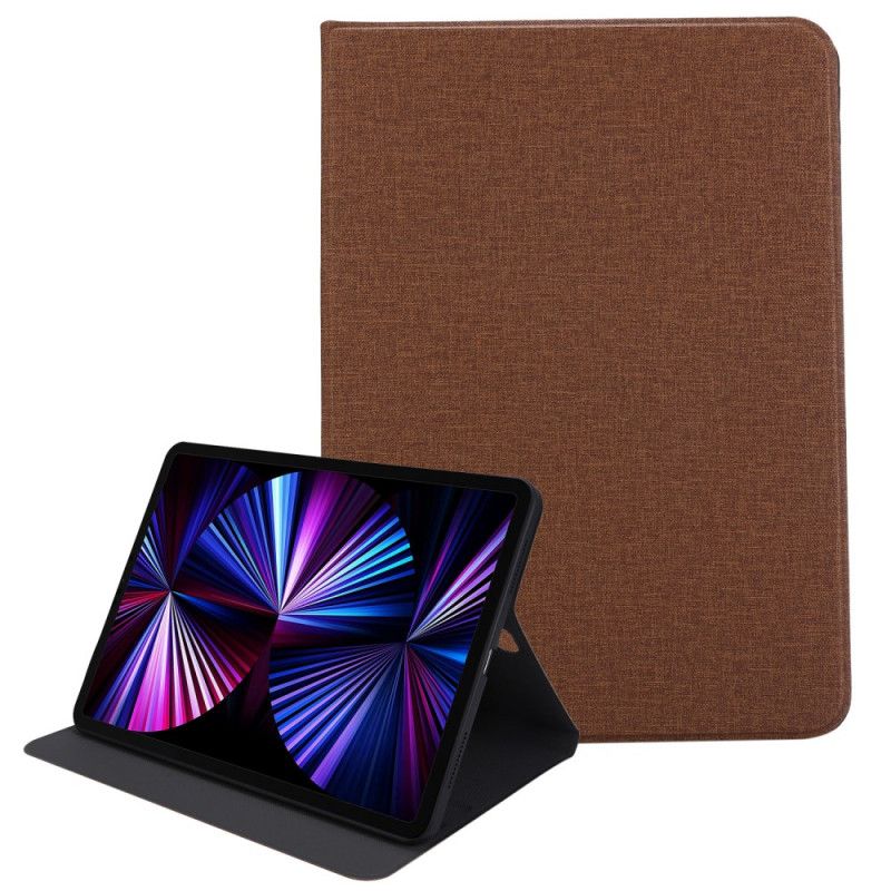 Peňaženkové Kožené Puzdro iPad Pro 12.9" (2022) Prémiová Tkanina
