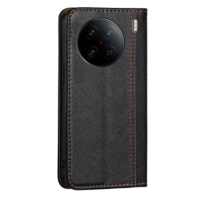 Flipové Puzdro Vivo X90 Pro Kožené Puzdro Vintage Umelá Koža