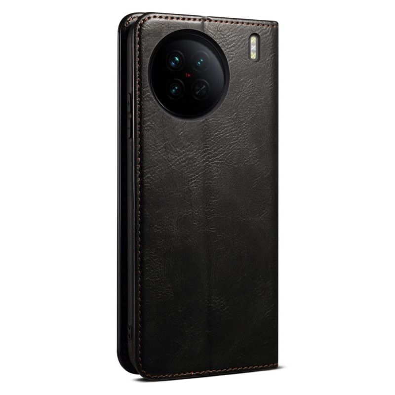 Flipové Puzdro Vivo X90 Pro Kožené Puzdro Vosk