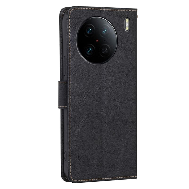 Kožené Puzdro Vivo X90 Pro Klasické Rfid