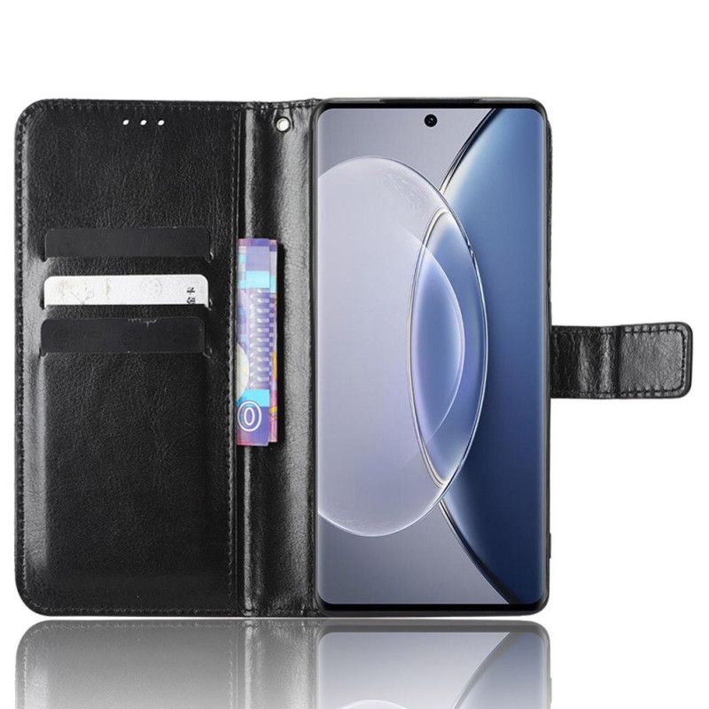 Kožené Puzdro Vivo X90 Pro Krikľavá Umelá Koža