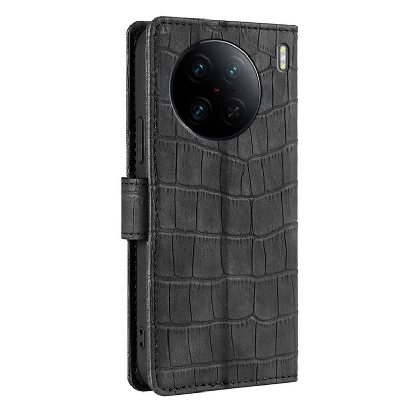 Kožené Puzdro Vivo X90 Pro Krokodíl