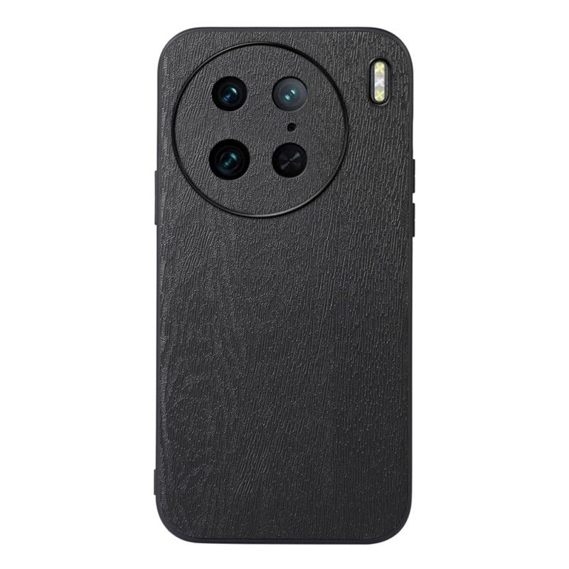 Kryt Vivo X90 Pro Efekt Dreva Z Umelej Kože