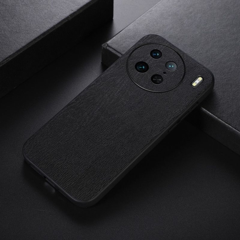 Kryt Vivo X90 Pro Efekt Dreva Z Umelej Kože