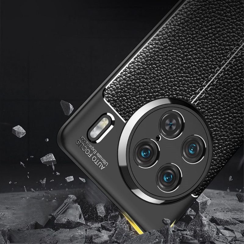 Kryt Vivo X90 Pro Efekt Dvojitej Kože Litchi