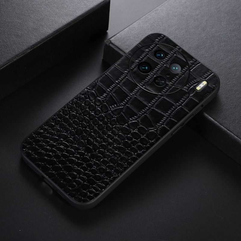 Kryt Vivo X90 Pro Pravá Krokodília Textúra Kože