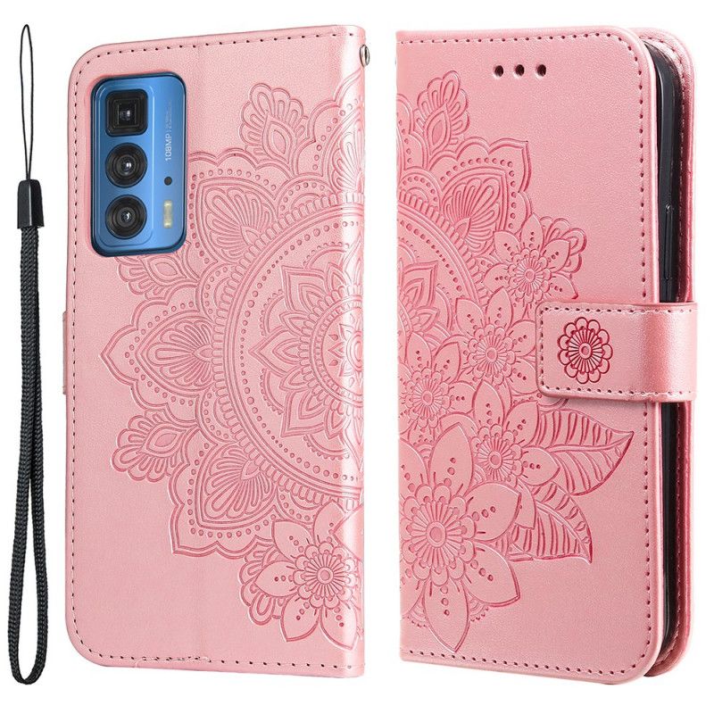 Kožené Puzdro Motorola Edge 20 Pro Mandala