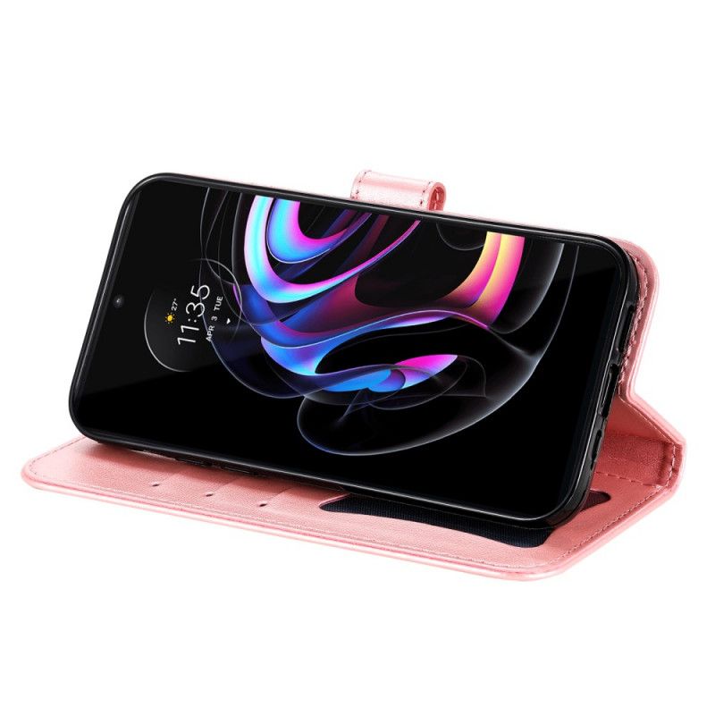 Kožené Puzdro Motorola Edge 20 Pro Mandala