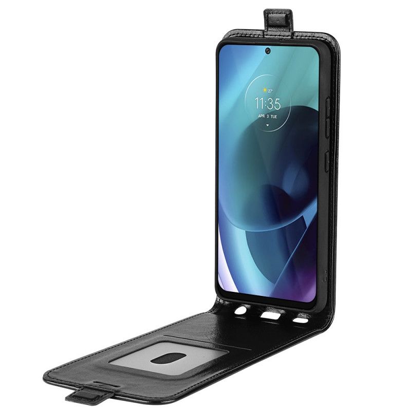 Flipové Puzdro Moto G71 5G Kožené Puzdro Skladacie Retro