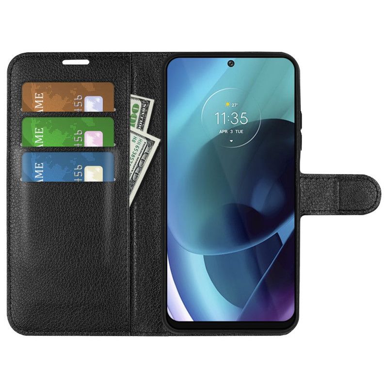 Kožené Puzdro Moto G71 5G Klasické