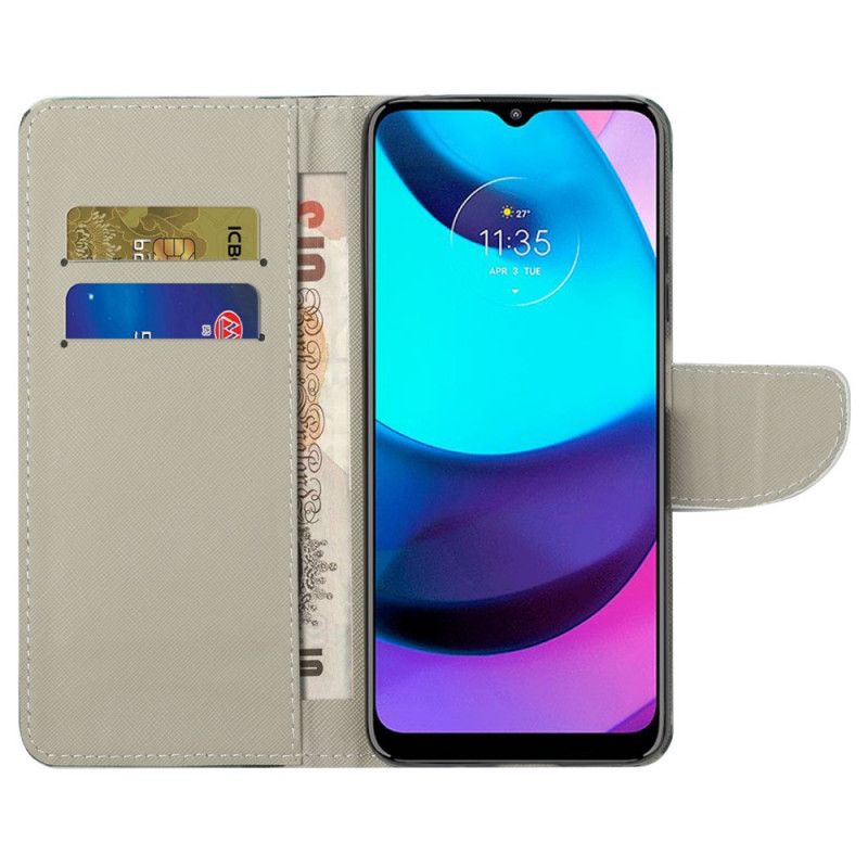 Kožené Puzdro Moto G71 5G Londýnsky Život