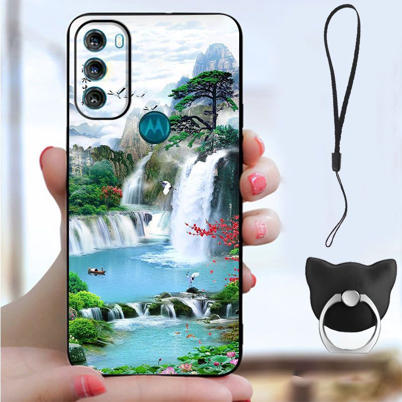 Kožené Puzdro Moto G71 5G Ukľudni Sa A Žiar