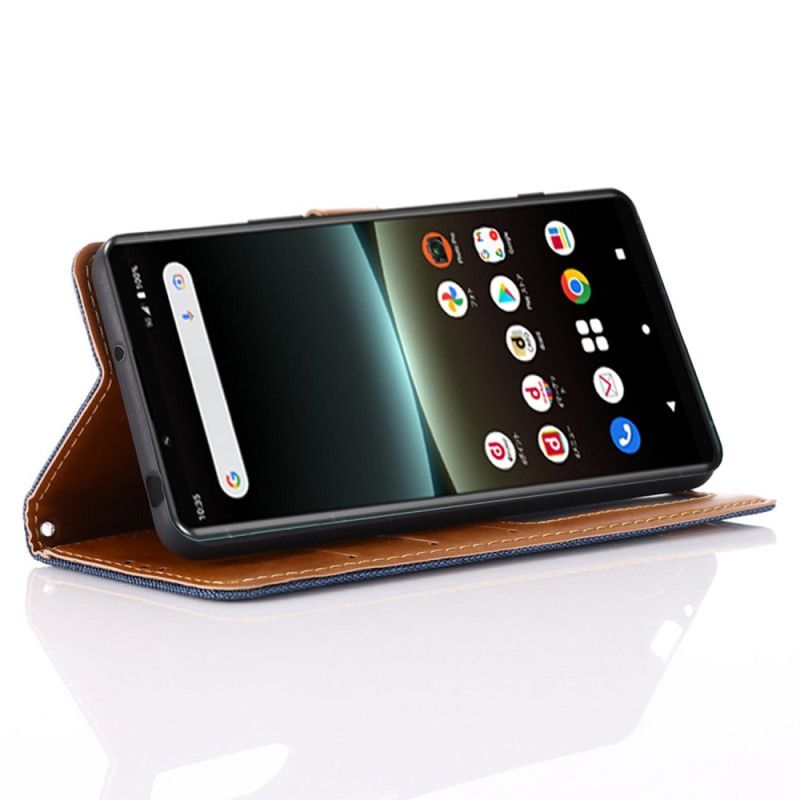 Flipové Puzdro Sony Xperia 5 IV Džínsy