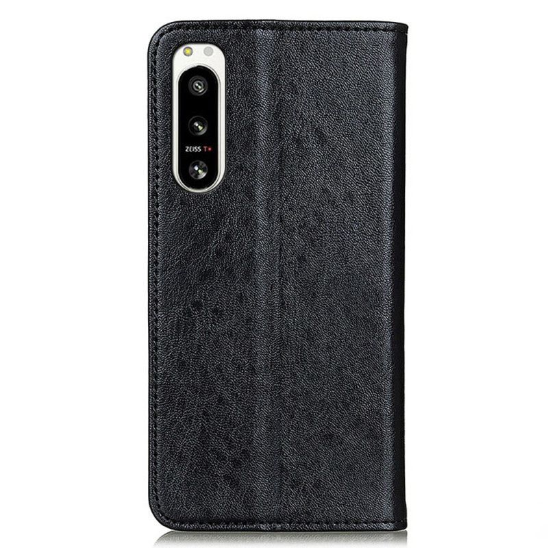 Flipové Puzdro Sony Xperia 5 IV Kožené Puzdro Klasické