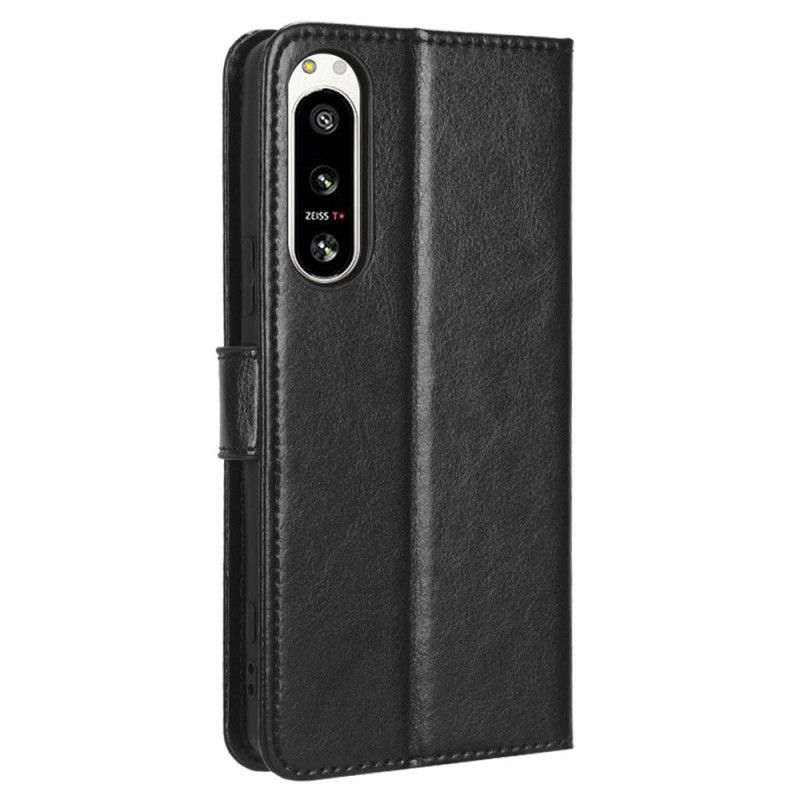 Kožené Puzdro Sony Xperia 5 IV Retro Kožený Štýl