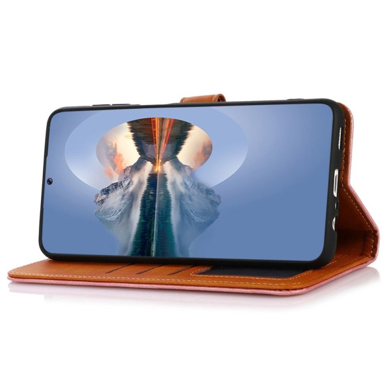 Kožené Puzdro Sony Xperia 5 IV Zlatá Spona Khazneh