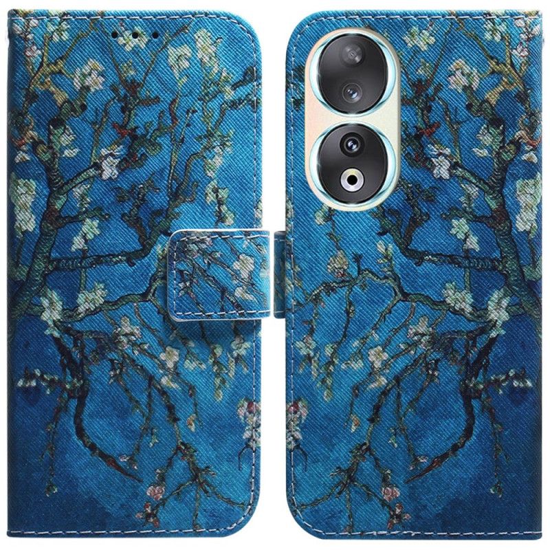 Kožené Puzdro Honor 90 Kvitnúce Konáre