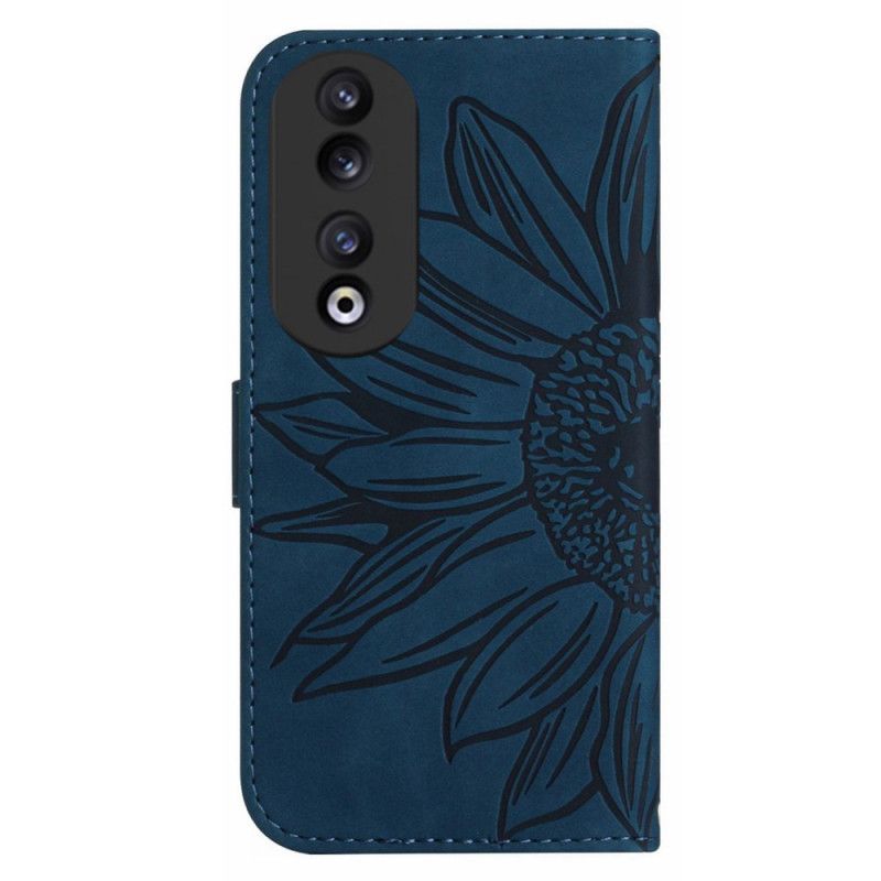 Kožené Puzdro Honor 90 Slnečnica S Remienkom